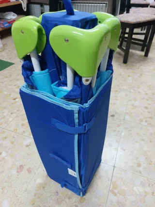 Cuna de viaje Jane azul