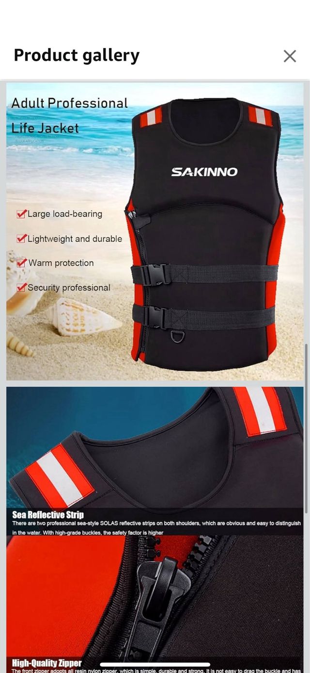 Chaleco Neopreno SAKINNO