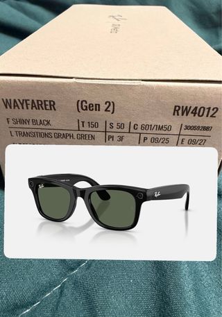 Gafas Ray-Ban Meta Wayfarer Fotocromáticas Nuevas
