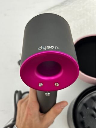 DysonSupersonic Grigio/Rosa con accessori+Cofanett