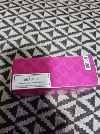 Perfume Night Flower Rosa y Plateado