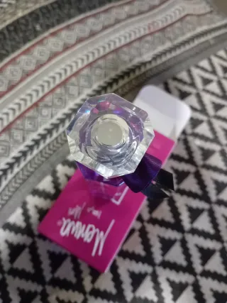 Perfume Night Flower Rosa y Plateado