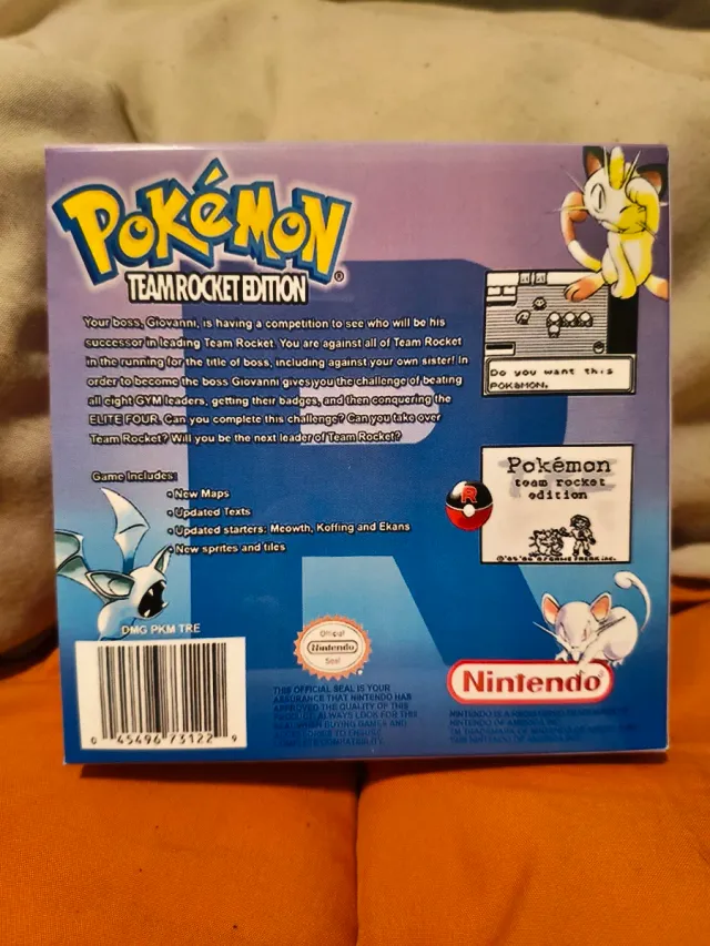 Videojuego Pokémon Team Rocket Edition Game Boy