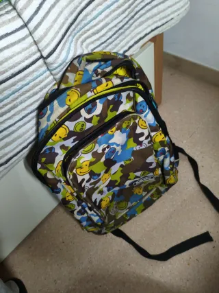Mochila grande con alegría