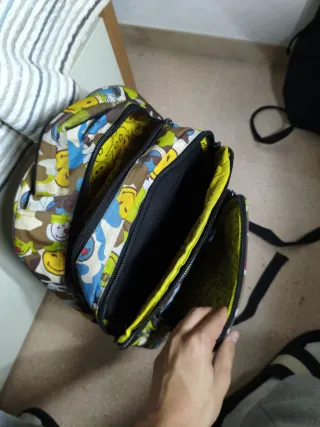Mochila grande con alegría
