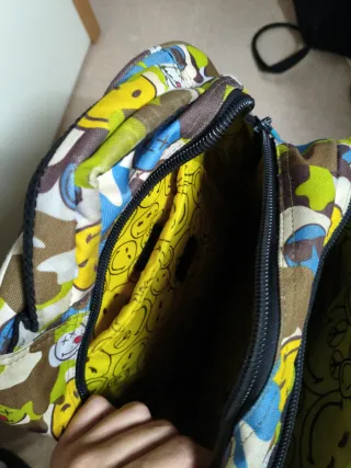 Mochila grande con alegría