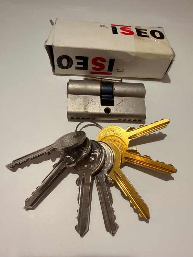 Cerradura ISEO con 7 llaves 60mm