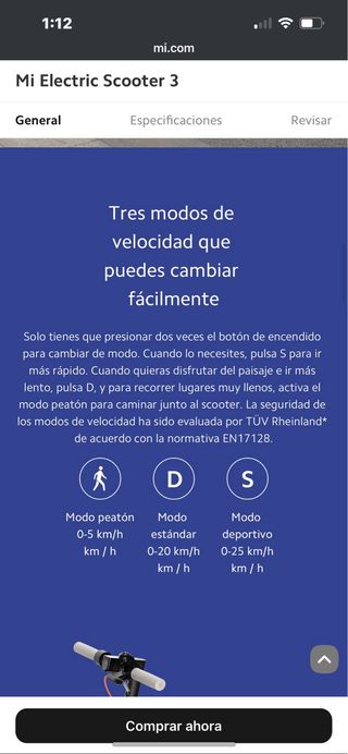 Patinete Eléctrico Xiaomi 3