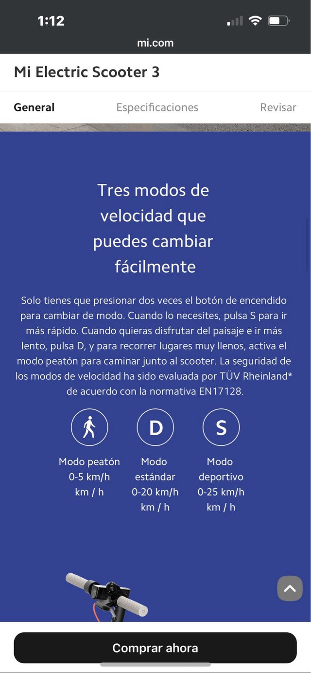 Patinete Eléctrico Xiaomi 3