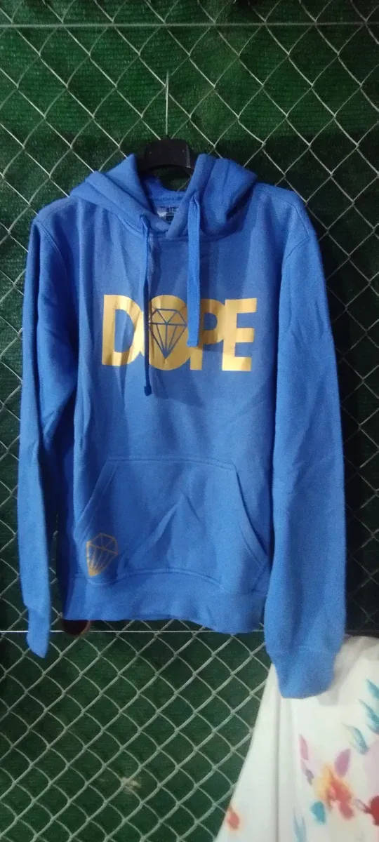 Sudadera Dope Azul y Dorada