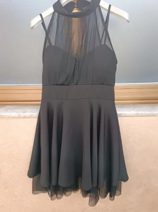 Vestitino nero con tulle