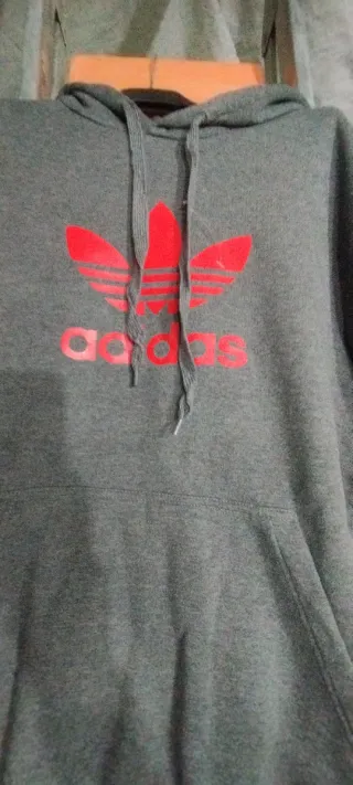 Chándal Adidas Gris y Rojo