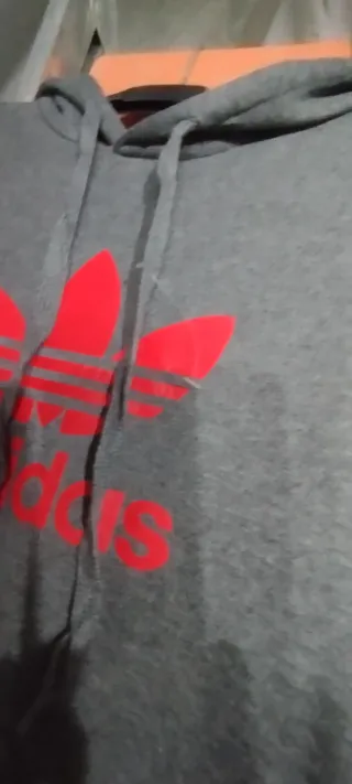 Chándal Adidas Gris y Rojo