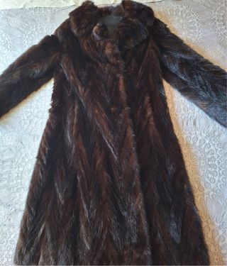 Abrigo vintage lujo años 70 –Boutique Ero’s Madrid