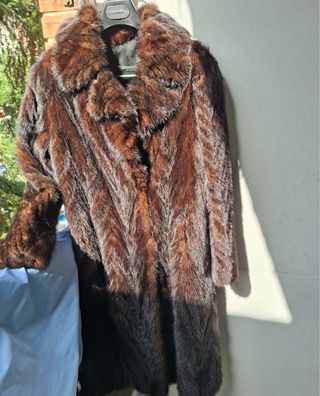 Abrigo vintage lujo años 70 –Boutique Ero’s Madrid