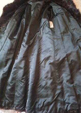 Abrigo vintage lujo años 70 –Boutique Ero’s Madrid