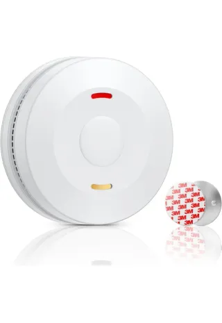 Detector de humos blanco