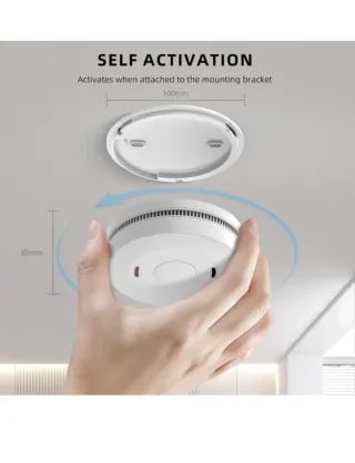 Detector de humos blanco