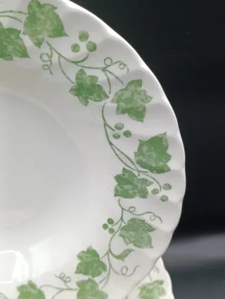 Set platos Churchill Colección Hiedra Verde