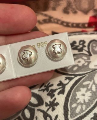 Pendientes perla 925