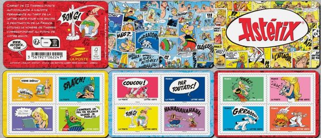 12 Sellos Astérix y Obélix