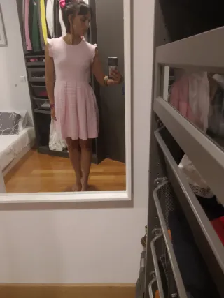 Vestido Ralph Lauren Talla L (12-14) Rayas Rosas