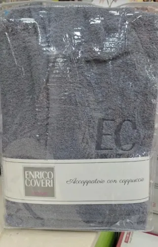 Accappatoio Enrico Coveri Grigio Taglia S/M