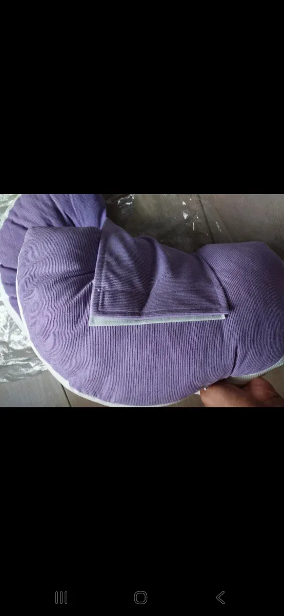 Almohada de embarazo morada