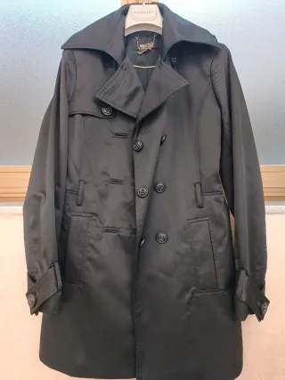 BOSS ORANGE Giubbino Trench Nero Taglia S