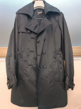 BOSS ORANGE Giubbino Trench Nero Taglia S