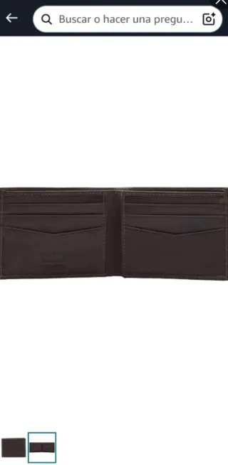 Billetera Cuero Levi's Marrón