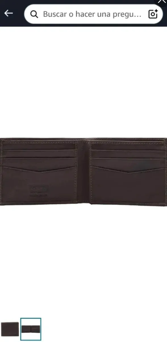 Portafoglio in pelle Levi's Marrone