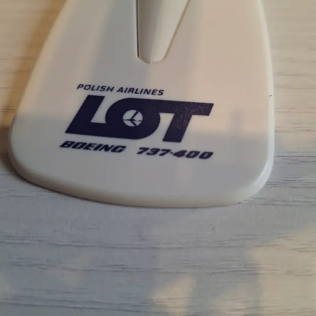 Maqueta Avión LOT Polish Airlines Boeing 737-400