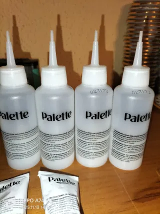 Lote 4 agua oxigenada+2 tubos de color