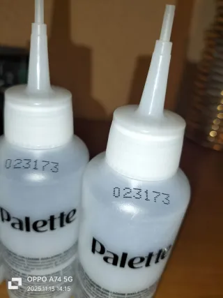 Lote 4 agua oxigenada+2 tubos de color