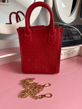 Bolso Rojo Dorado