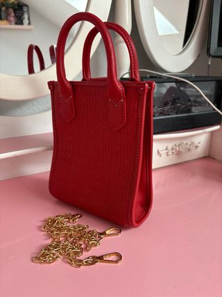 Bolso Rojo Dorado