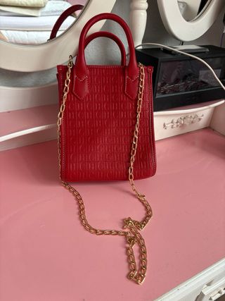 Bolso Rojo Dorado