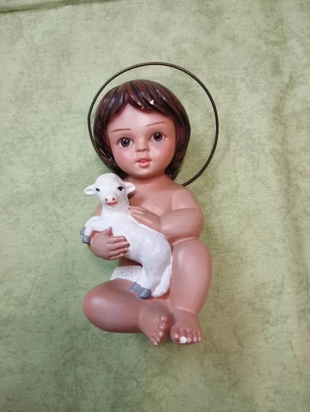 Figura Niño Jesús con cordero