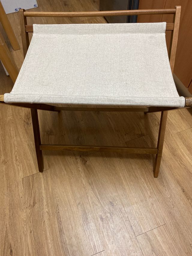 Maletero plegable de madera,Zara home