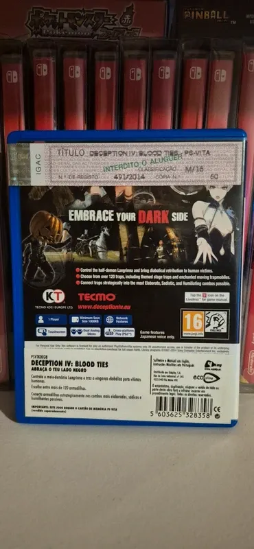 Playstation Vita Deception IV Blood Ties