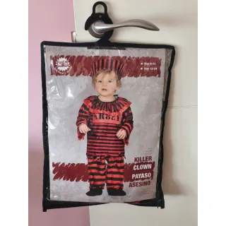 Disfraz Payaso Asesino 6-12 meses