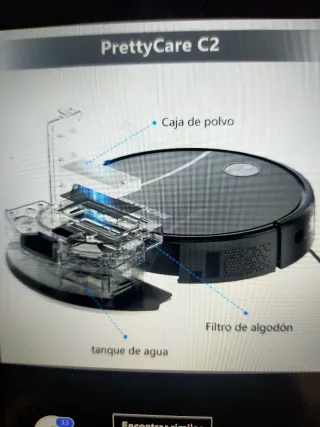 Robot Aspira y frega, mando,app,etc.NUEVOS