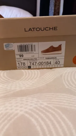 Zapatillas zapatos deportivos Latouche Piel Marrón