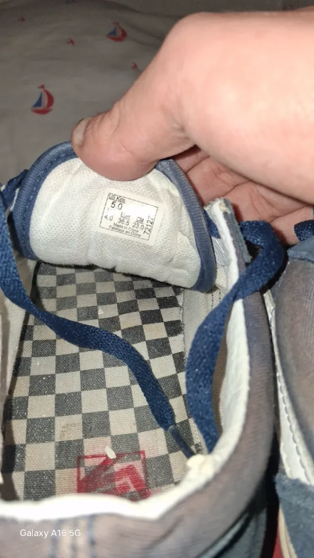 Zapatillas Vans Azul Talla 36.5