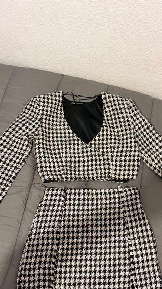 Conjunto Zara Top y Falda