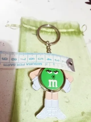 Portachiavi M&M's Green Viso Cambiante Vintage