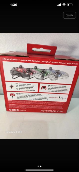 Mando Nintendo Switch Afterglow Deluxe Audio