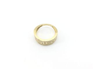 anillo oro 18k con piedra con circonita