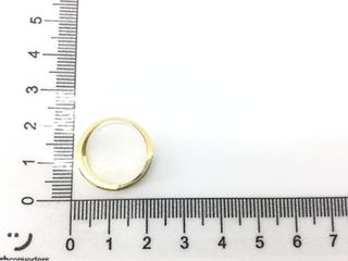 anillo oro 18k con piedra con circonita